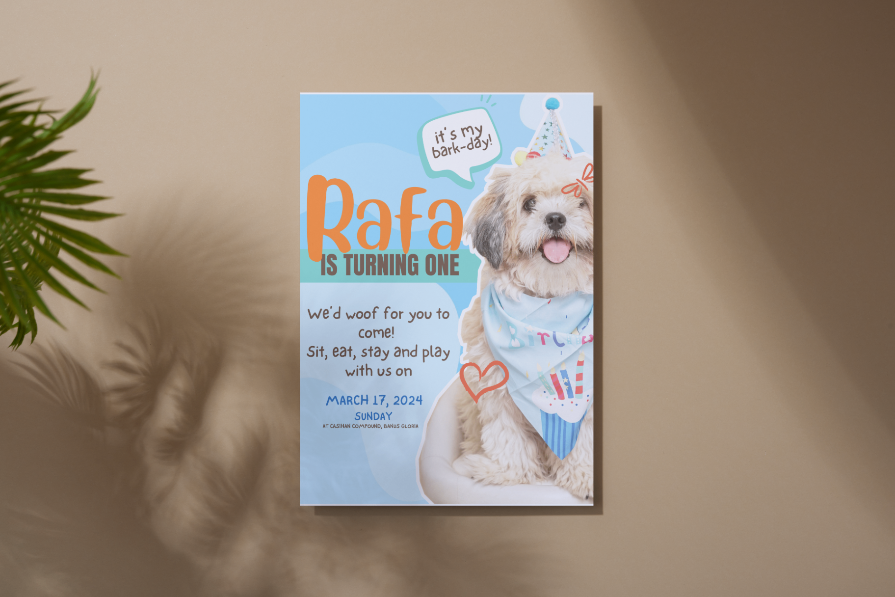 Pet Birthday Invitation