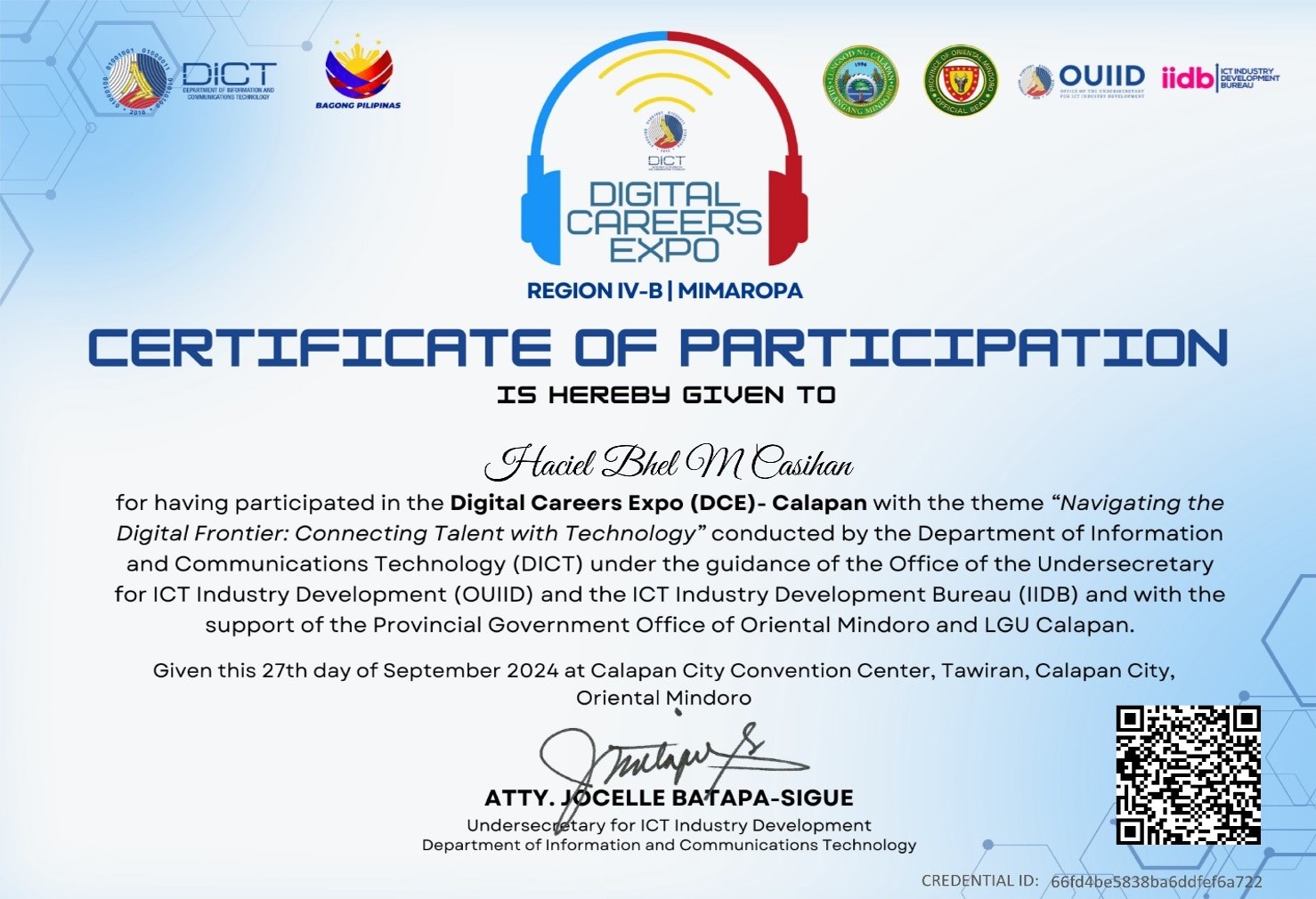 Digital Careers Expo (DCE) – Calapan