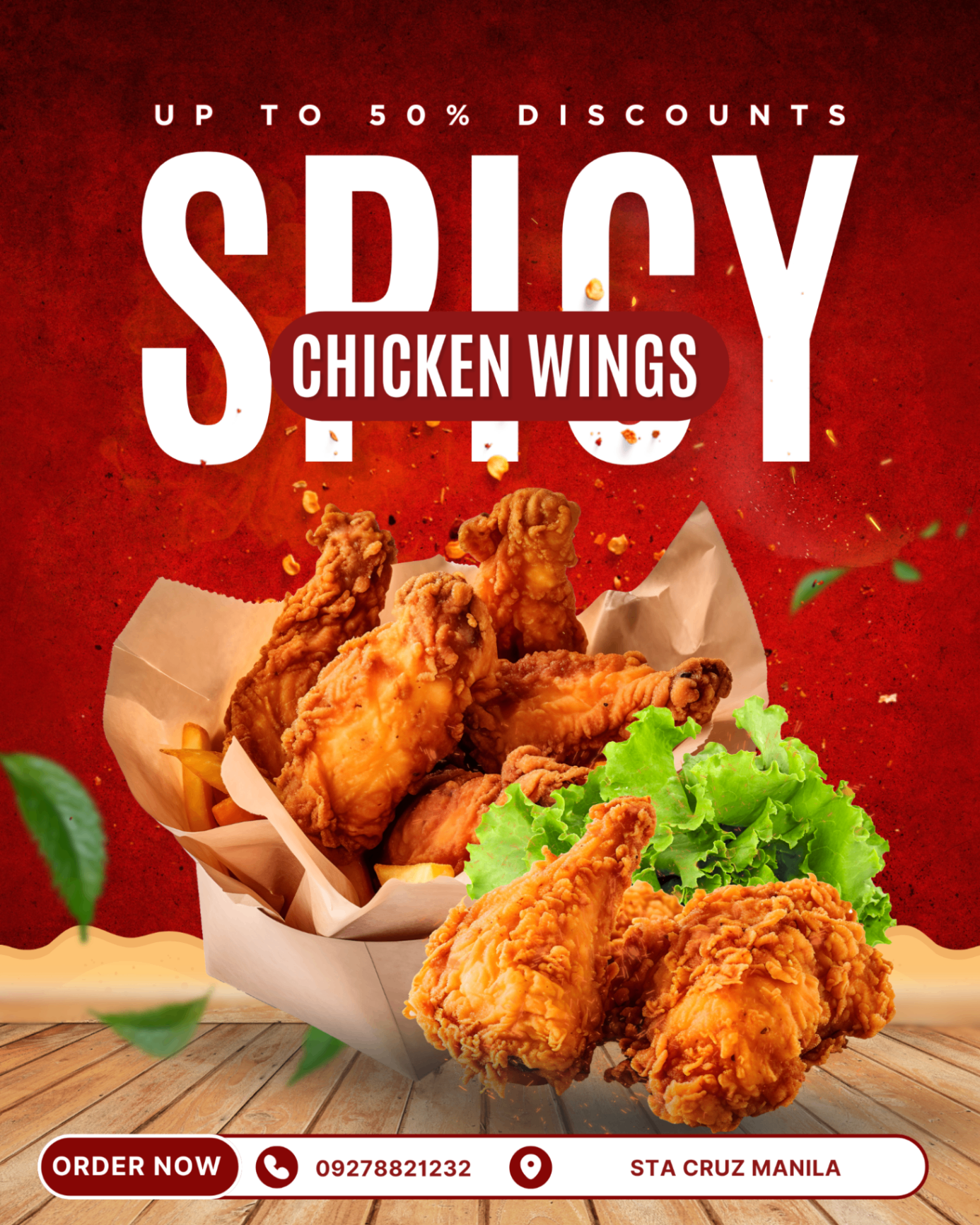 Chicken Wings Social Post