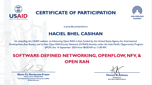 Software-Defined Networking, OpenFlow, NFV & Open RAN